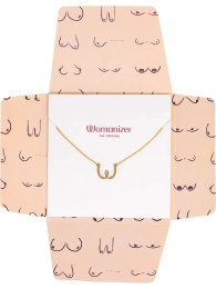 (G) Womanizer - Boob Necklace - Gold photo