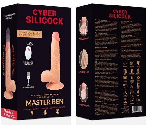 Cyber Silicock - Master Ben 伸縮震動仿真陽具 照片