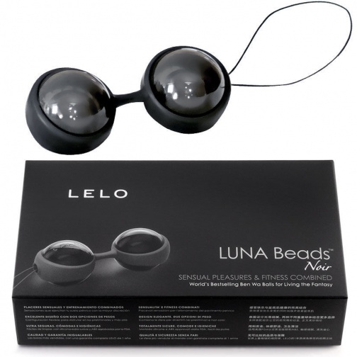 Lelo - Luna Noir 收陰球 - 黑色 照片