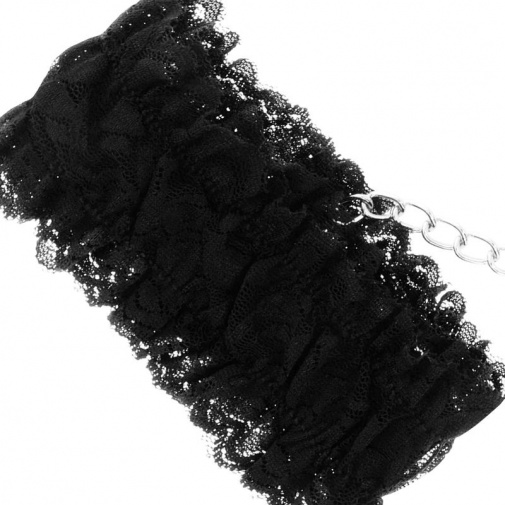Coquette - 蕾絲豪華捆綁套裝 - 黑色 照片