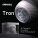Drywell - Tron 震動自慰器 - 白色 照片-4