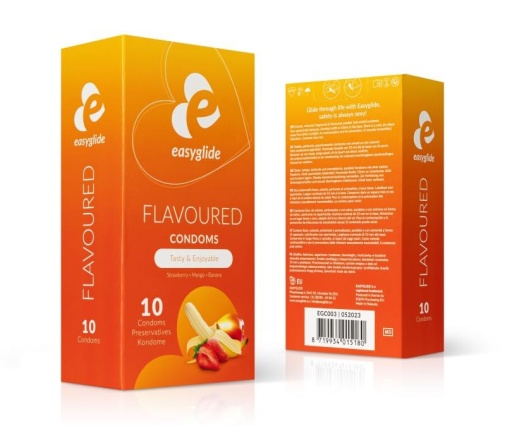 EasyGlide - Flavored Condoms 10's Pack 照片