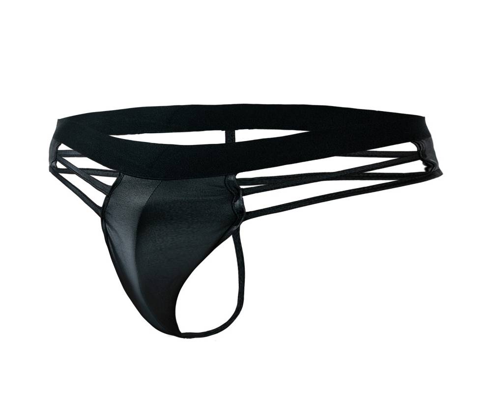 CUT4MEN Black Wired String for Men – Mesh Blend, Shaping Fro... Cut4men - Wired String - Black - L photo-3