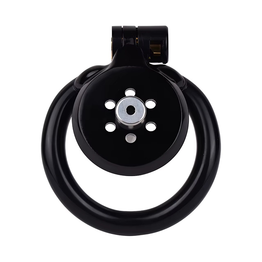 Material: Resin
Cage inner diameter: 35mm ... FAAK - Resin Chastity Cage 45mm w Catheter - Black photo-3