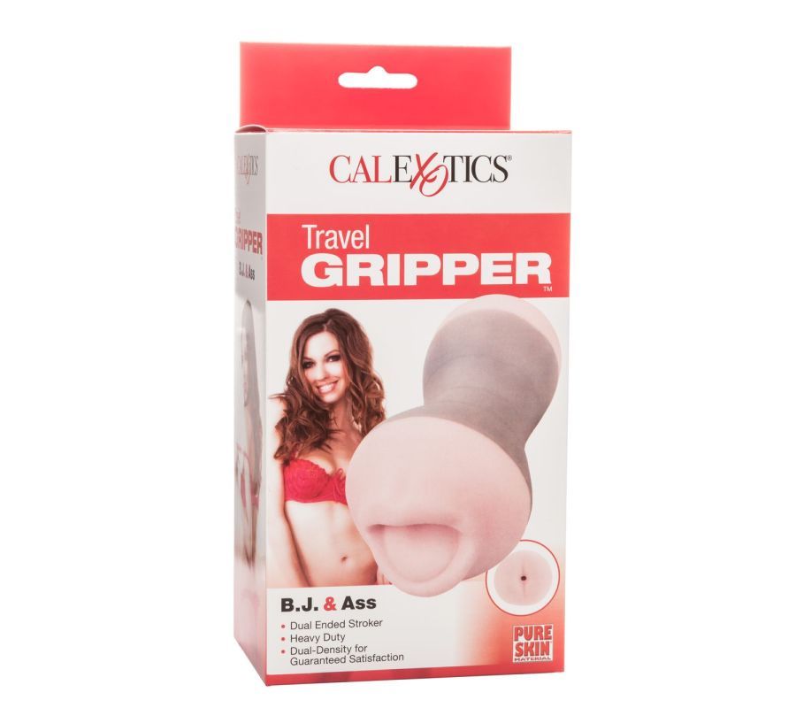 Enjoy unlimited erotic encounters wherever you go with the p... CEN - Travel Gripper B.J. & Ass - Pink photo-6