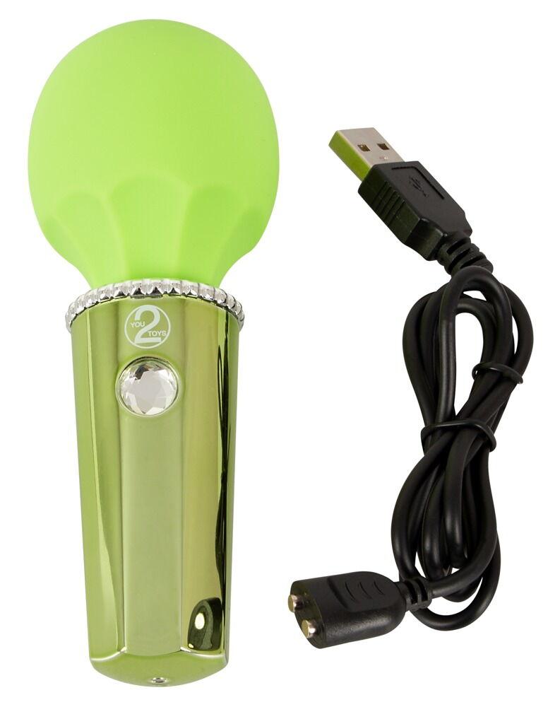 Stylish glamour design for hot sensations!
Small & compact m... You2Toys - Mini Wand Massager - Lemon photo-7