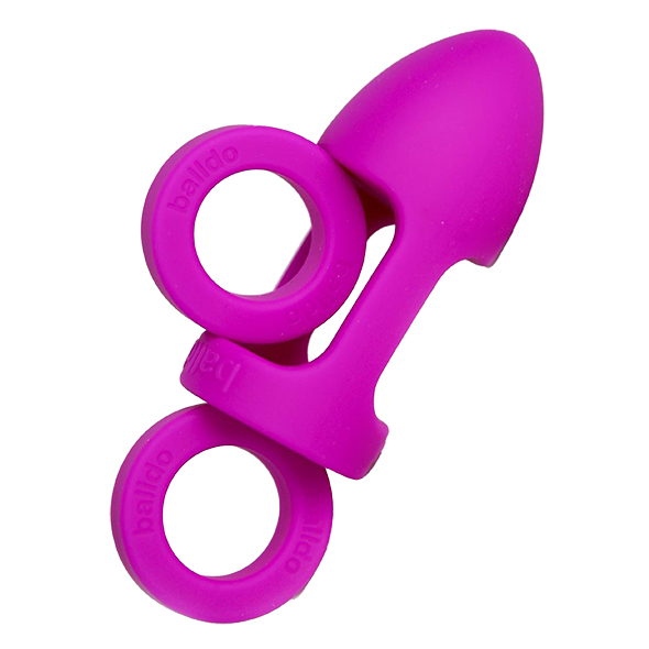 Discover a whole new method of penetration with the Balldo b... Balldo - Starter Set - Purple photo-2