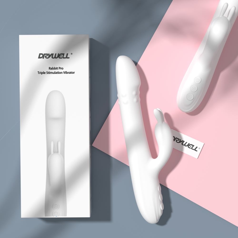 Rotating Beads and thrusting design
Thriple stimulation orga... Drywell - Rabbit Pro Vibrator - White photo-10