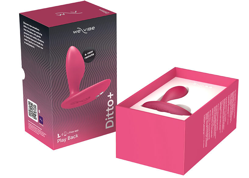 Ditto+ is the quintessential anal plug, a small yet powerful... We-Vibe - Ditto+ - Cosmic Pink photo-8