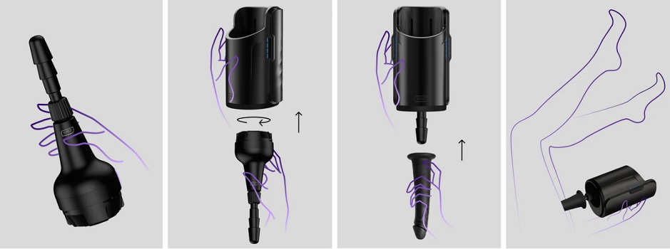 Keon is a game changer in interactive pleasure. With Kiiroo ... Kiiroo - Keon Sex Machine - Black photo-11