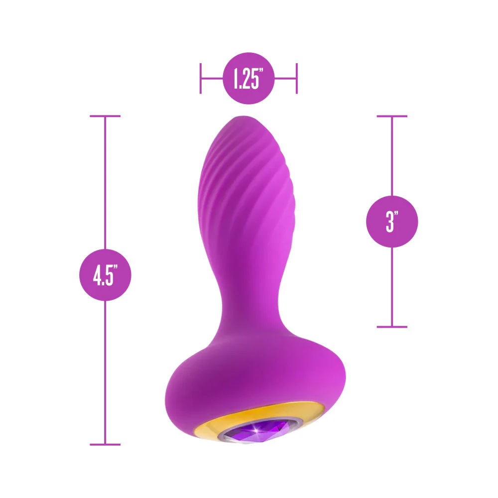 Channel your most passionate desires with the Oh My Gem Char... Oh My Gem - Charm Vibro Plug - Amethyst photo-11