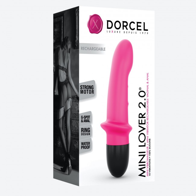 G-Spot & Anal Vibrator
Silicone & ABS
10 vibration modes
Cha... Dorcel - Mini Lover 2.0 Vibe - Pink photo-8