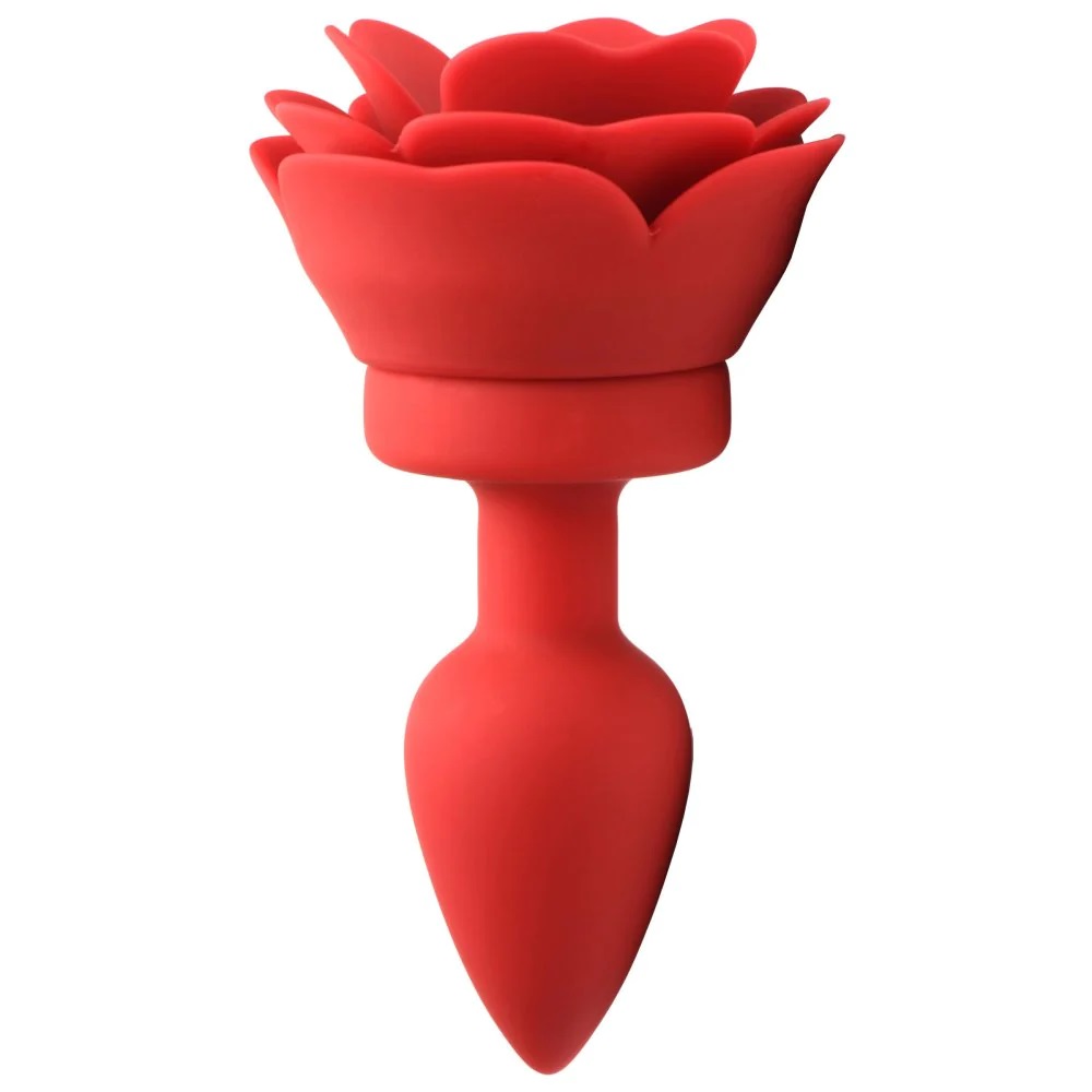 Adorn your booty and add some backdoor pleasure to your play... Booty Sparks - 28X Rose Vibro Anal Plug S - Red photo-3