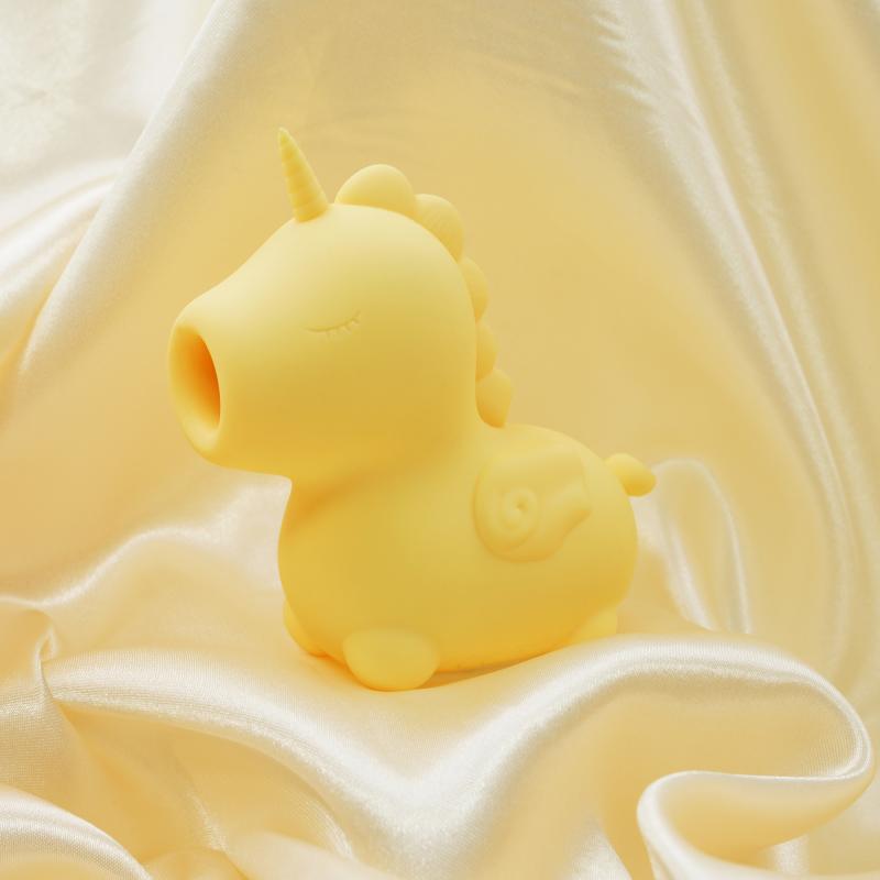 Create real magic with this discreet mini unicorn vibrator. ... Unihorn - Bean Blossom Clitoral Vibe - Yellow photo-4
