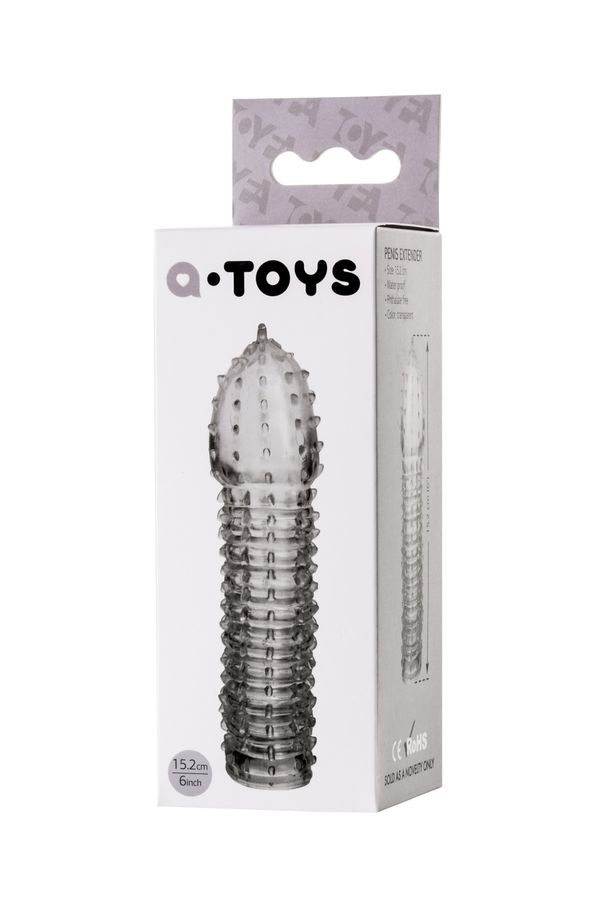 Turn your penis into an incredible source of pleasure with t... A-Toys - Boyn Sleeve 15.2 cm - Clear photo-8