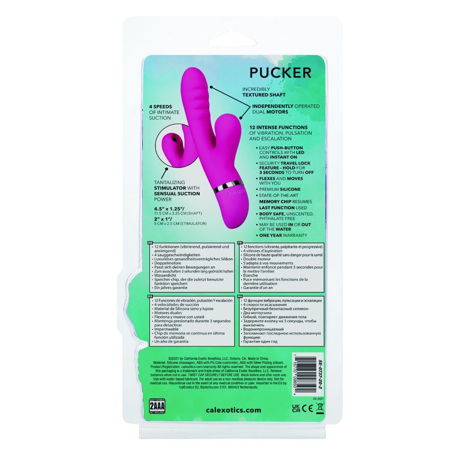 Indulge into passionate playtime with the Foreplay Frenzy Pu... CEN - Foreplay Frenzy Pucker Vibe - Pink photo-15