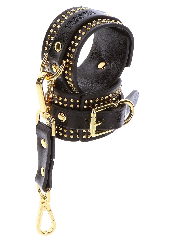 Discover the epitome of elegance and sensuality with these T... Taboom - Vogue Ankle Cuffs - Black photo-6