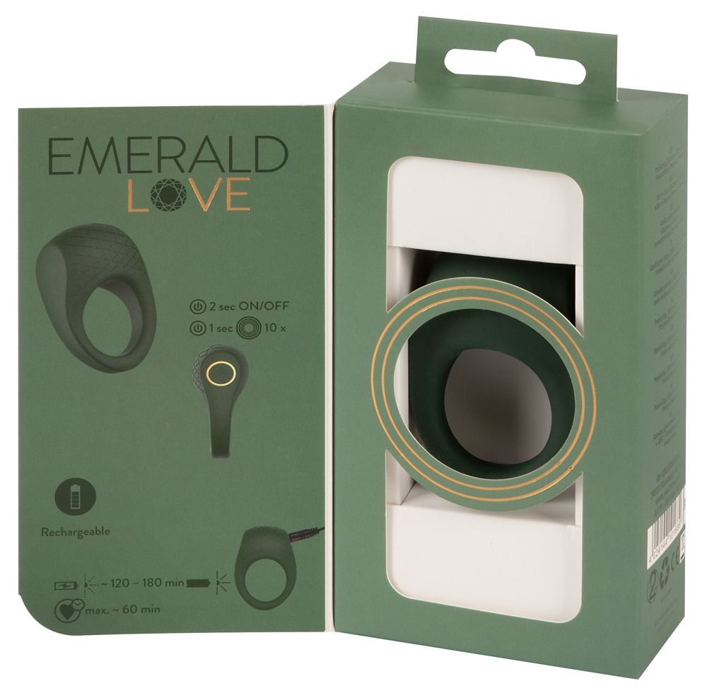 For more stamina and simultaneous orgasms!
The slightly flex... Emerald Love - Luxurious Cock Ring - Green photo-11