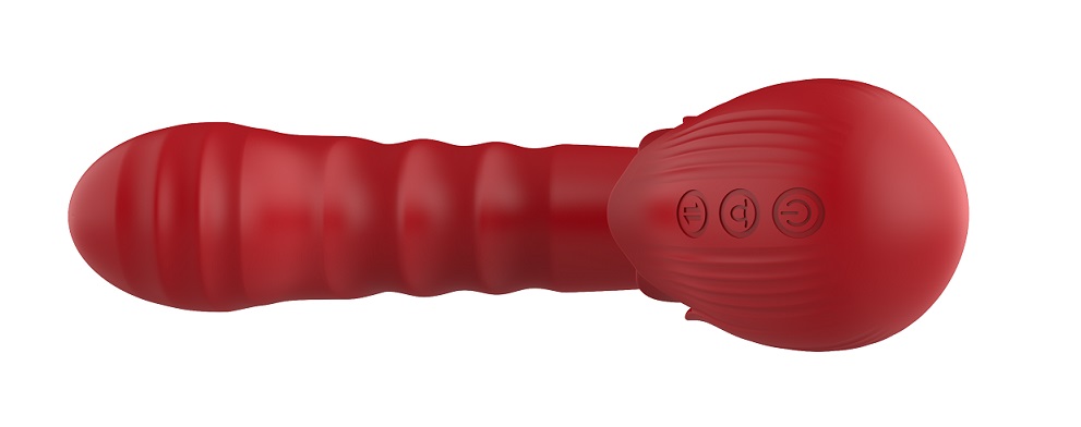 10 speeds Vibration
10 speeds Thrusting &nb... Secwell - Rose Thrusting Vibrator - Red photo-9