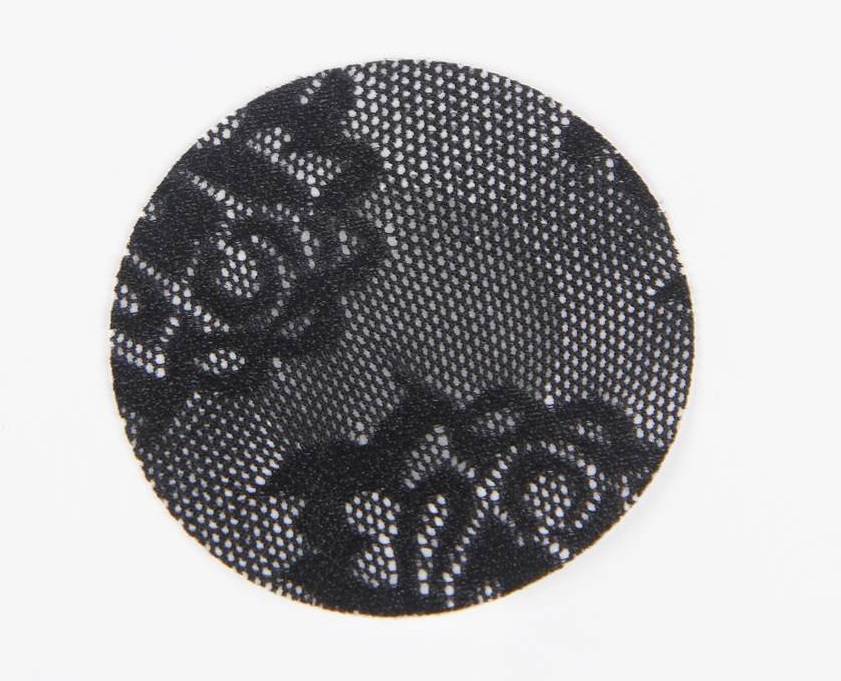 Round lace nipple pasties, fashionable and sexy;
Lightweigh... Ohyeah - Lace Nipple Covers - Black photo-4