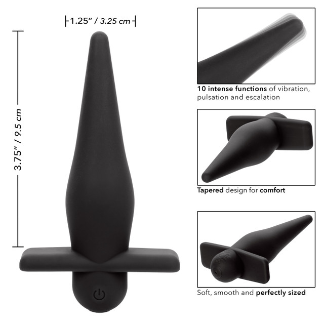 Indulge in pure pleasure with our incredibly powerful Rechar... CEN - High Intensity Vibro Plug - Black photo-8