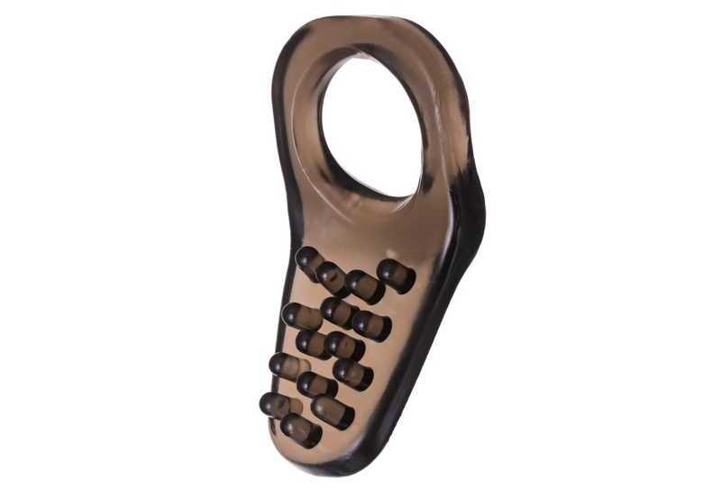 Your partner will enjoy sensual clitoral stimulation thanks ... XLover - Cock Ring - Black photo-4