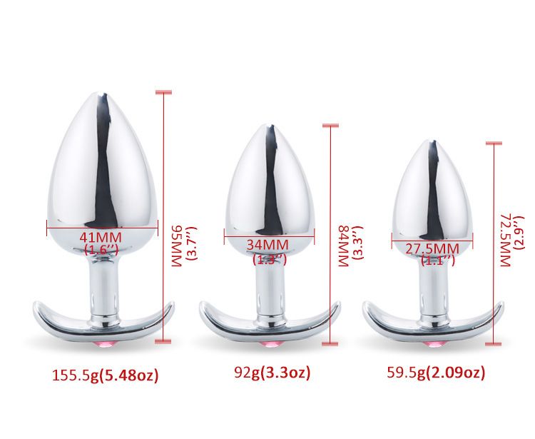 Total length: 80mm
Max width: 34mm
... MT - Screwed Anchor Anal Plug M-size photo-4