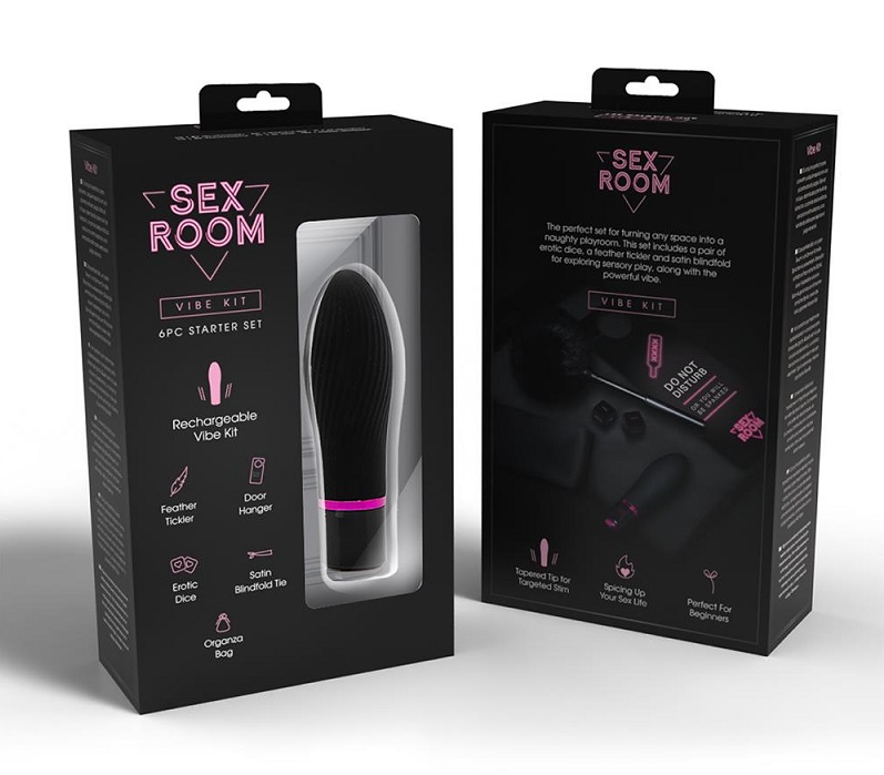 This Sex Room Vibe Kit is the perfect set for turning any sp... Dreamtoys - Sex Room Vibe Set - Black photo-11