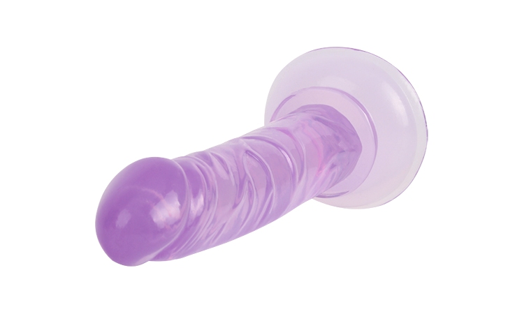 Anti-Bacterial, Better-Than-Real, Phathalate Free, Anal Trai... Chisa - 5.3" Mini Dildo - Purple photo-3