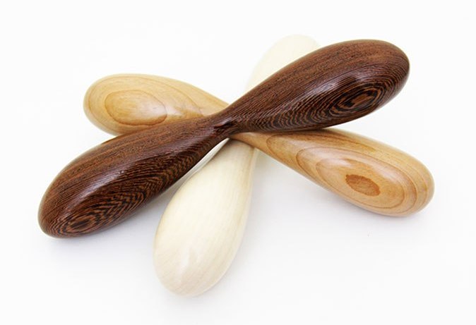 Dee Lee Doo wooden toys are made of all-natural plantation w... DeeLeeDoo - Hoop Wood Dildo - Cherry photo-2