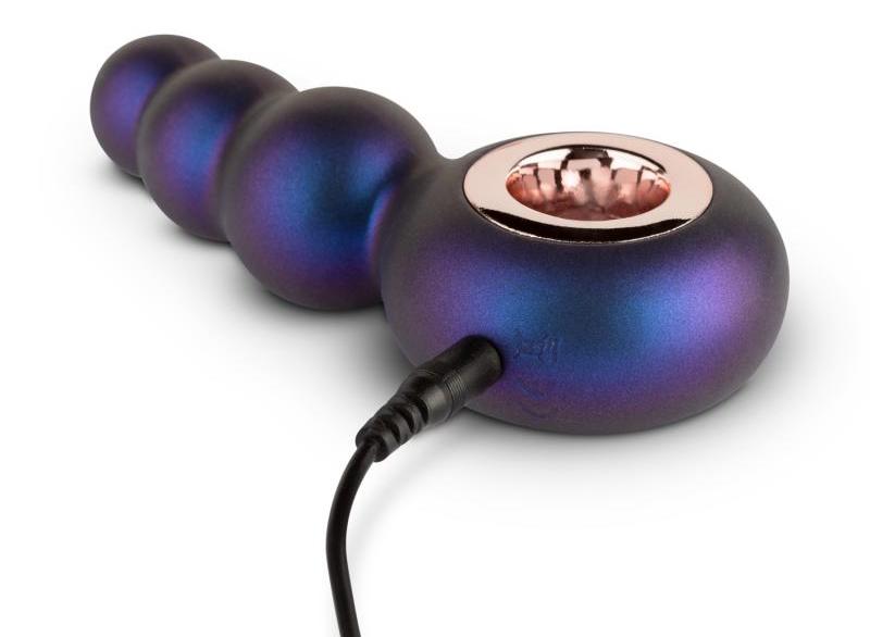 Experience great anal stimulation with this stylish vibratin... Hueman - Outer Space Vibro Plug - Purple photo-5