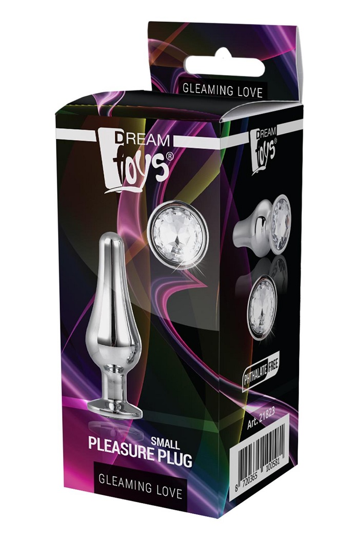 The Gleaming Love collection presents this conical shaped an... Dreamtoys - Gleaming Love Pleasure Plug S - Silver photo-6