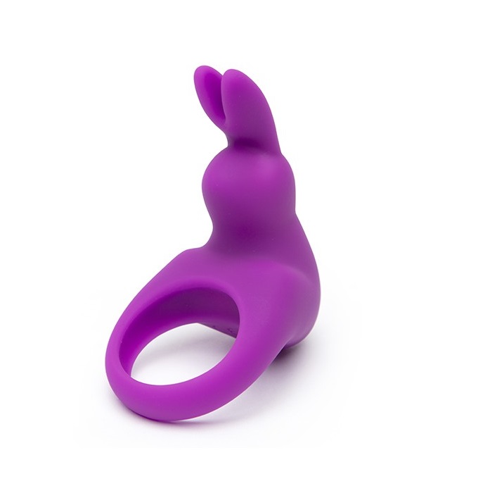 Kit consisting of a rechargeable vibrating ring made of sili... Happy Rabbit - Vibro Ring 2pcs Kit photo-3