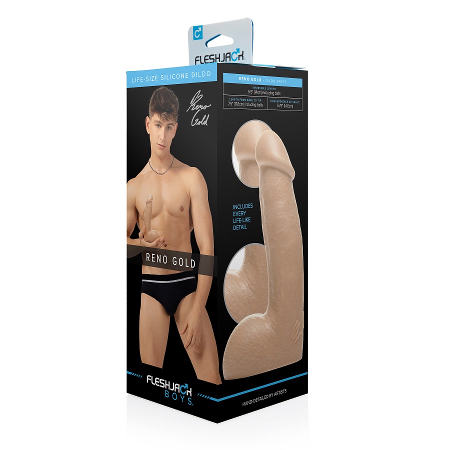 Reno Gold has got it all – he’s hot, cut, and flexible as f*... Fleshjack - Reno Gold Dildo photo-7