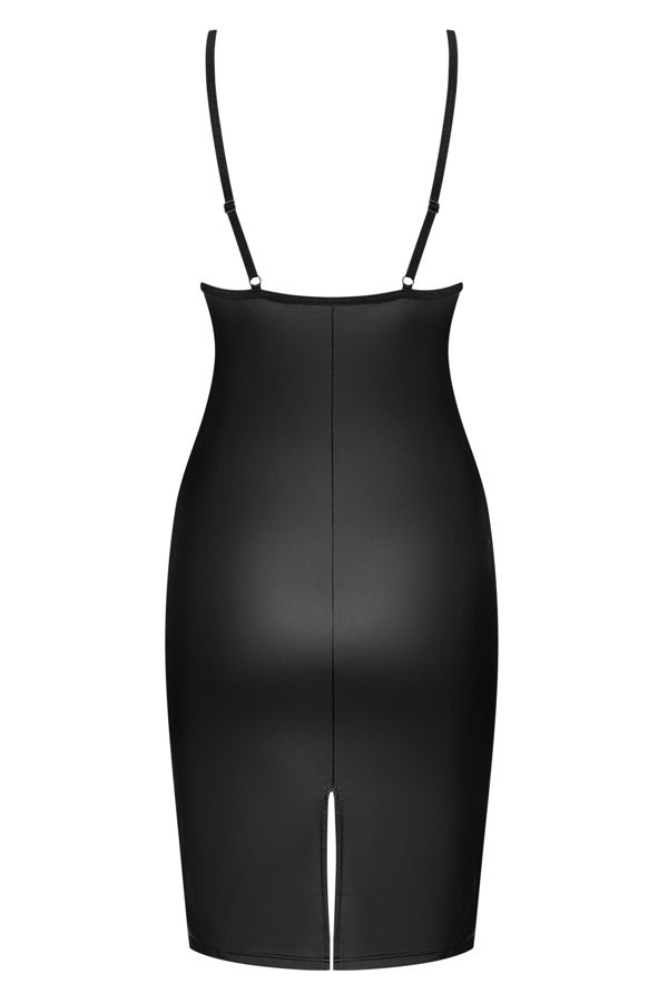 Black dress in a very hot version? Yes! Tonight you'll s... Obsessive - Redella Dress - Black - S/M photo-8
