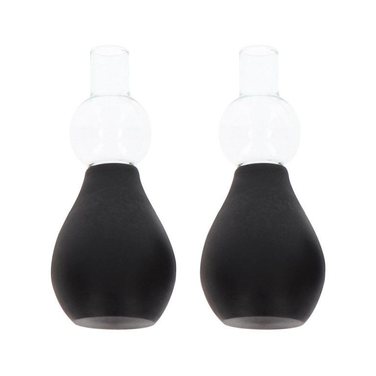 Nipples are the most sensitive part of the breasts. Due to m... Taboom - Nipple Enlargers w 8 Rings - Black photo-2