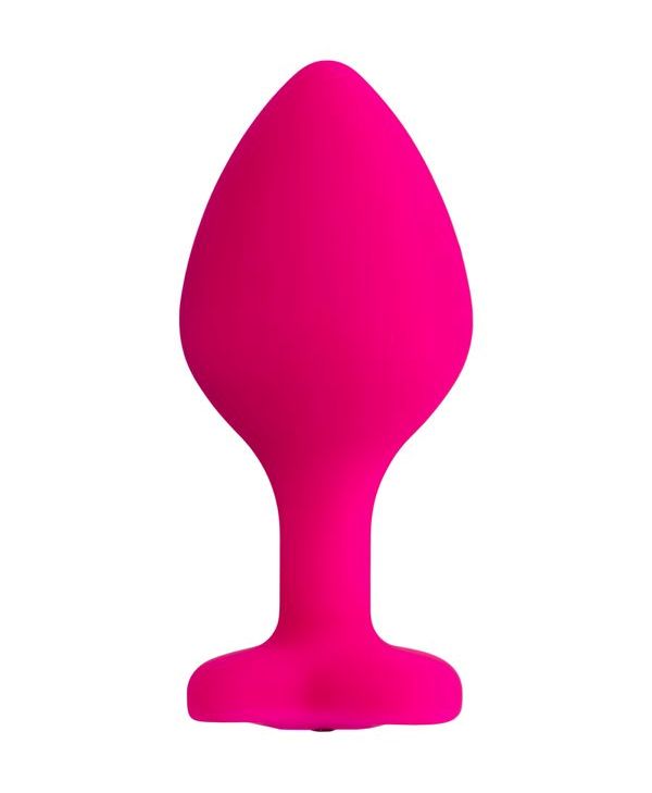 Romantic toy with a heart is a true declaration of love! Thi... ToDo - Diamond Heart Anal Plug M - Pink photo-4