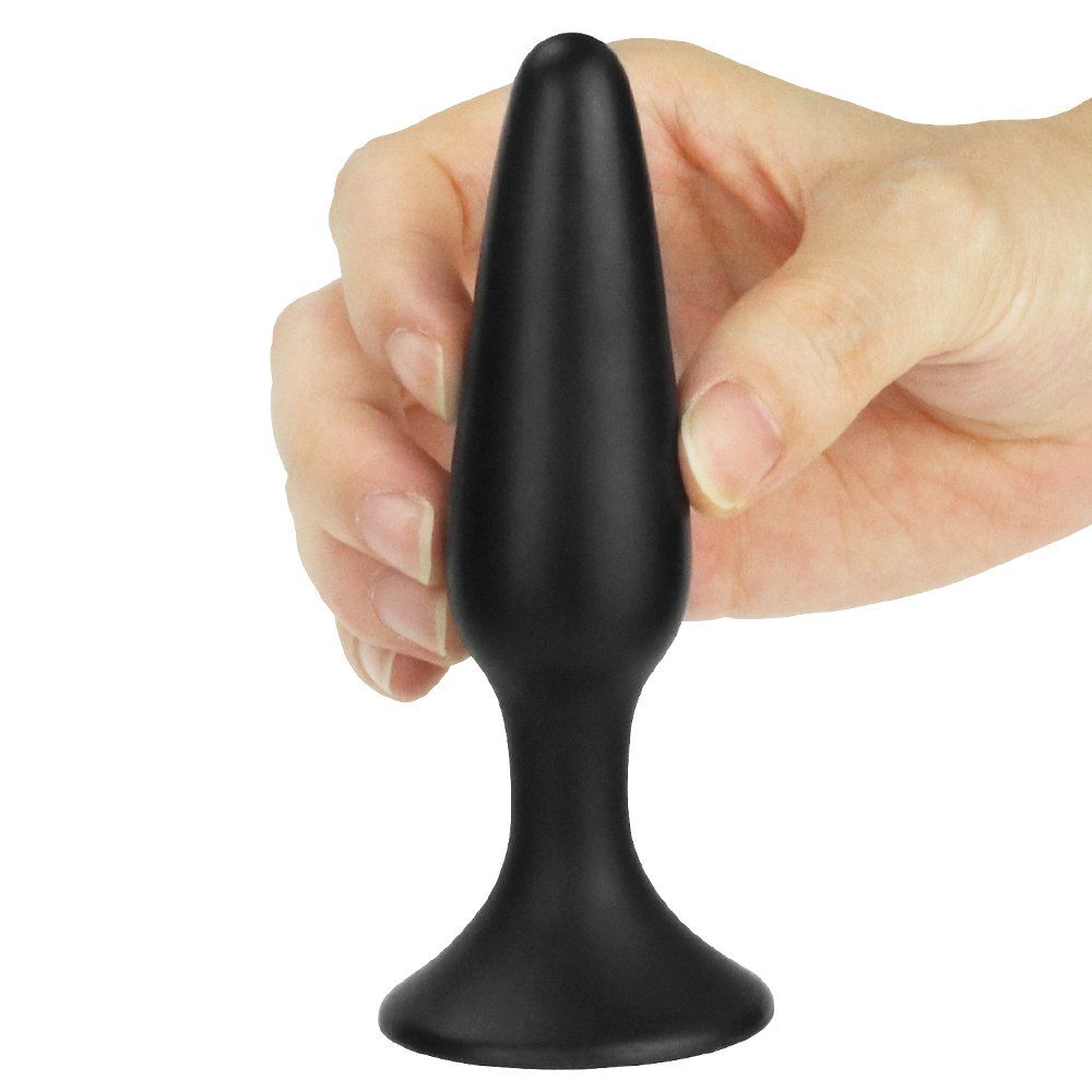 Made from flexible silicone with a velvet-feel finish
This s... Lovetoy - Lure Me Silicone Anal Plug S - Black photo-3