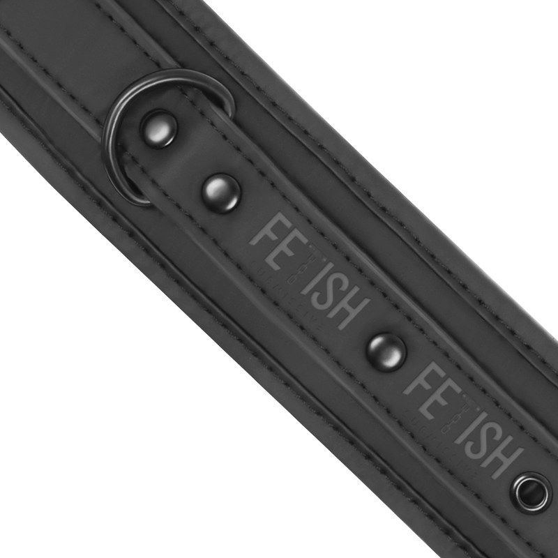 FETISH SUBMISIVE Presents the first vegan leather wives with... Fetish Submissive - Vegan Leather Ankle Cuffs - Black photo-6