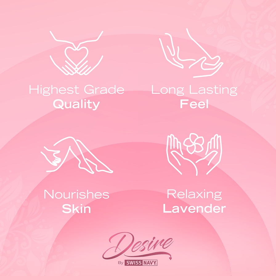 Feel the love and enjoy smooth sensuality! Desire’s Massage ... Swiss Navy - Desire Massage Cream Lavender - 150ml photo-3