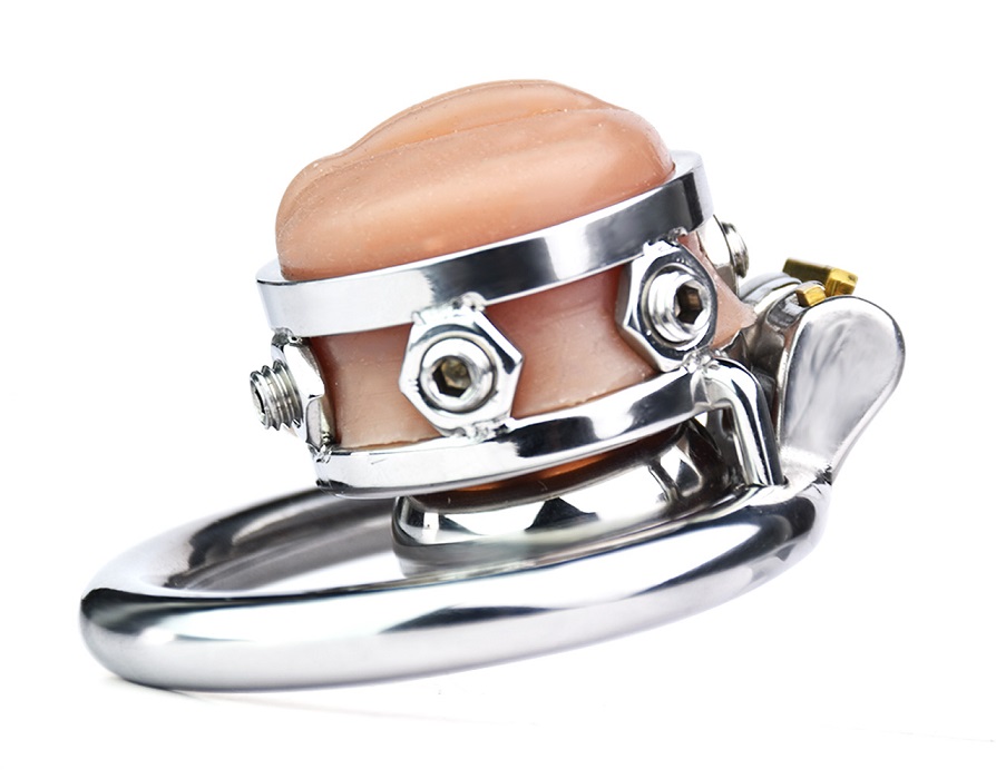 Ring: 304 Stainless steel
Cage size: 1.3*3cm
Ring inner diam... FAAK - Pussy Chastity Cage 45mm photo-6