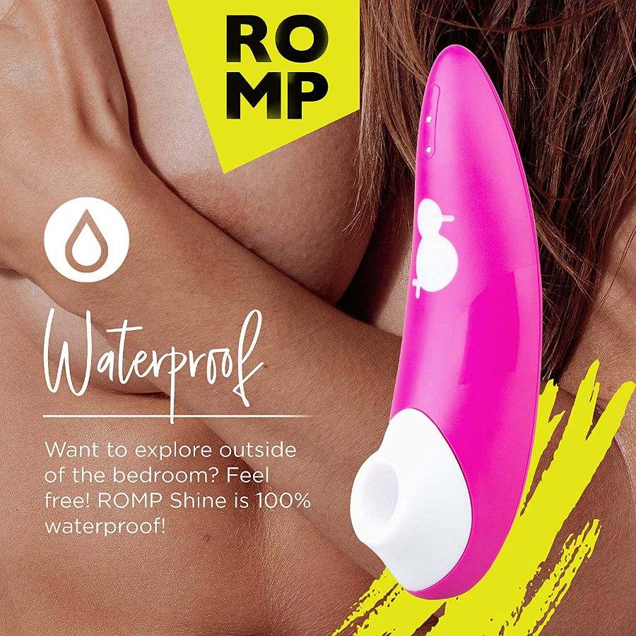 我們想通知您,適用於 Wow Tech 產品(ROMP、Womanizer、We-Vibe、Arcwave)的充電器適配... Romp - Shine 陰蒂吸吮器- 粉紅色 照片-13