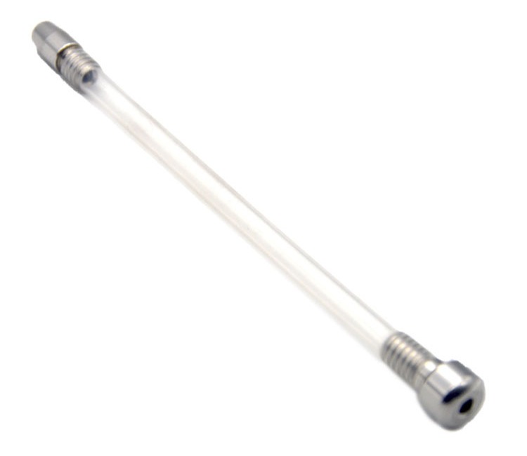Total high: 49mm &n... FAAK - Chastity Cage 04 w Catheter 45mm - Silver photo-8
