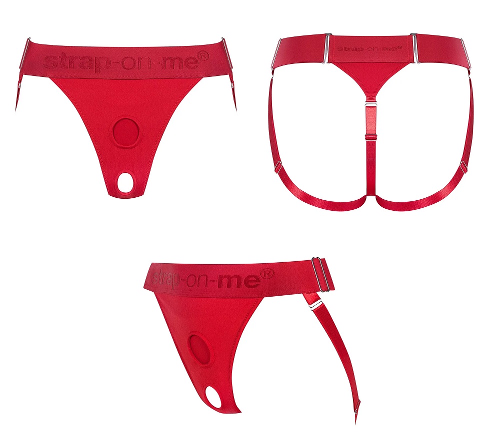 In between fantasy and reality !
The new Unique lingerie ha... Strap-On-Me - Unique Strap-On Harness - Red photo-7
