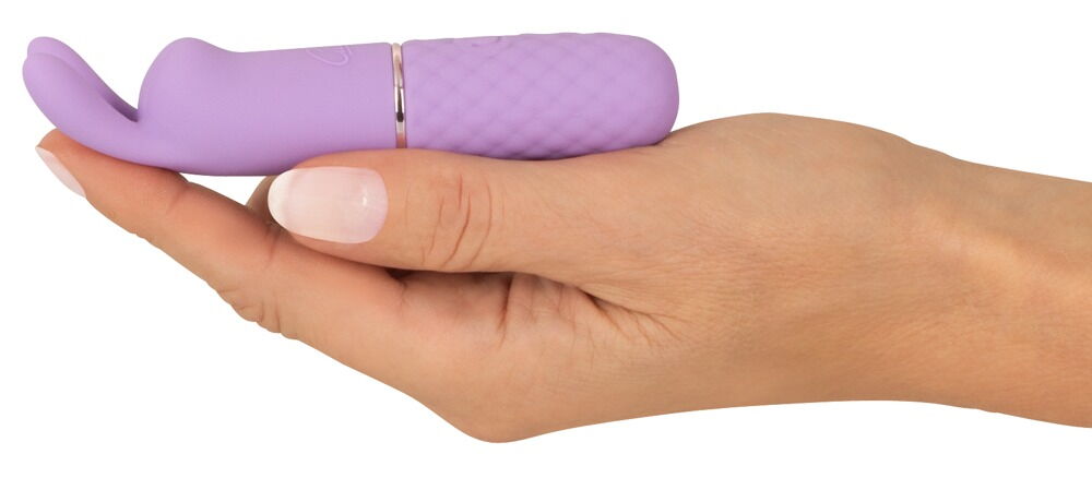The beautiful, pastel-coloured Mini Vibrator from the Cuties... Cuties - Mini Rabbit Vibrator - Purple photo-3