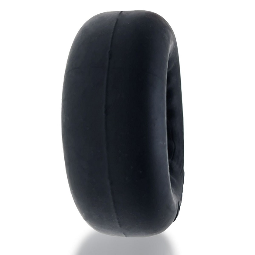 AXIS comfort cockring with inner ribs for a grippier bigger ... Oxballs - AXIS Rib Griphold Cockring - Black Ice photo-5