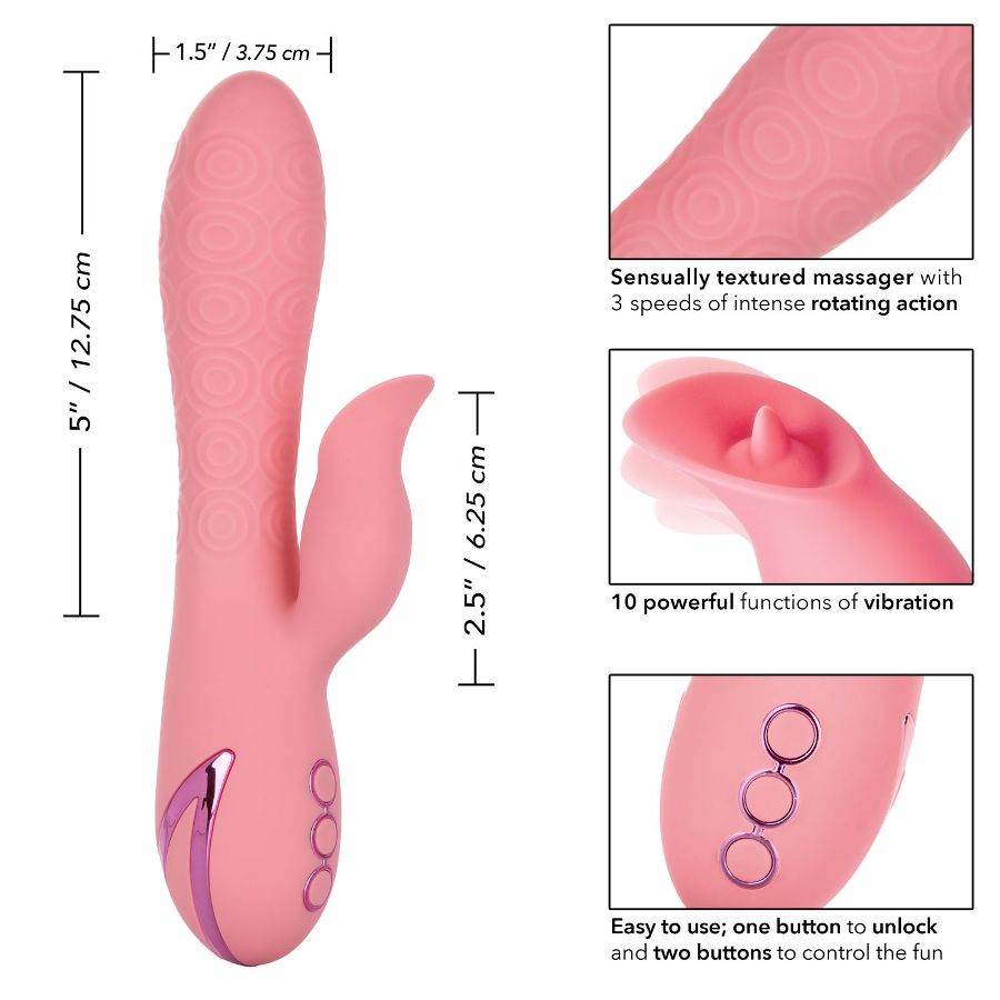 Give into the beauty of pleasure with the perfectly crafted ... CEN - CalDream Pasadena Player Vibrator - Pink photo-11