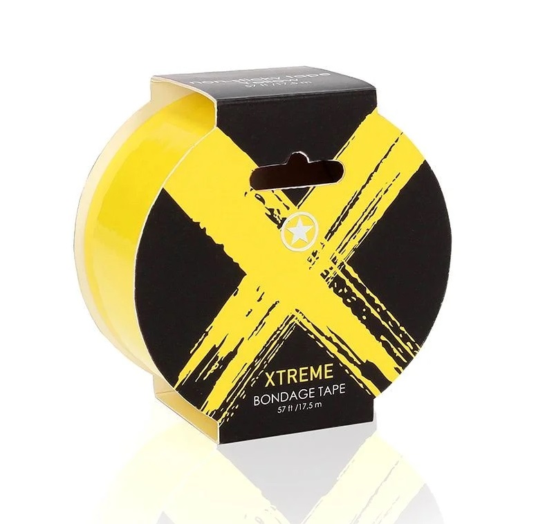 The Non Sticky Bondage Tape by Ouch! measures 17.5 metres of... Ouch - Xtreme Bondage Tape 17.5m - Yellow photo-3
