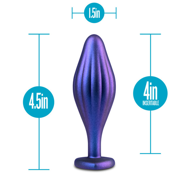 Whether you're a beginner or an experienced anal enthusi... AAM - Wavy Bling Plug - Blue photo-6