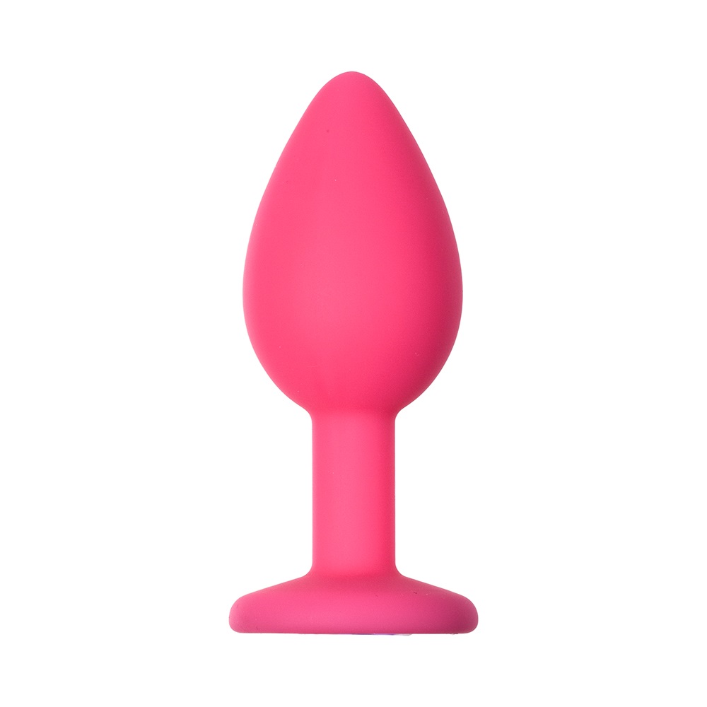 Cone-shaped anal plug, made of hypoallergenic silicone and d... Lola Games - Emotions Anal Plug S - Pink/Purple photo-2